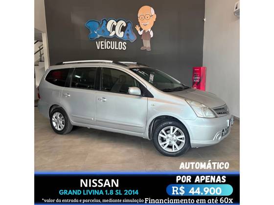 NISSAN GRAND LIVINA 1.8 SL 16V FLEX 4P AUTOMÁTICO